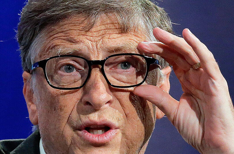 Platz 1: Unangefochten an der Spitze steht der frühere Microsoft-Boss Bill Gates. Er kommt auf ein Vermögen von sagenhaften 75 Milliarden Dollar.