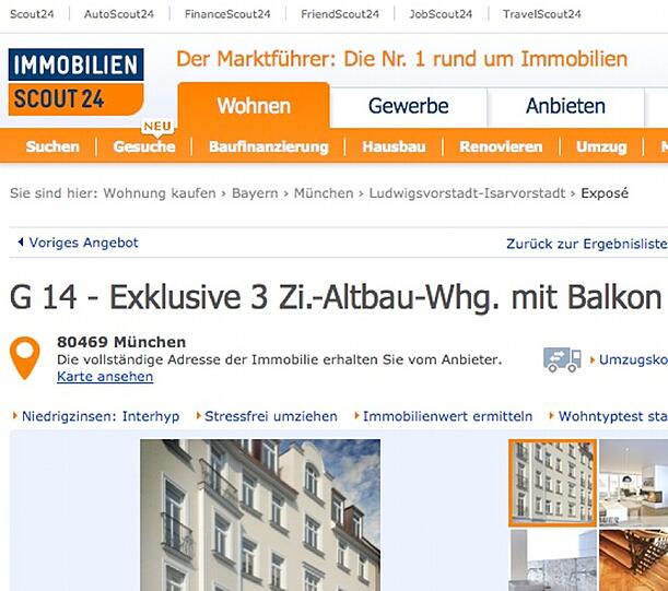 Im Internet werden die Wohnungen kernsaniert mit Luxusausstattung präsentiert &ndash; dass dafür erst noch Mieter ausziehen müssten, erfährt man nicht. Dafür sieht man...