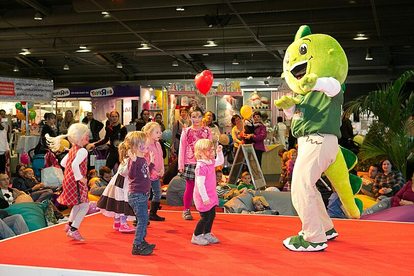 Die Kinderdisco auf der Babywelt im letzten Jahr.