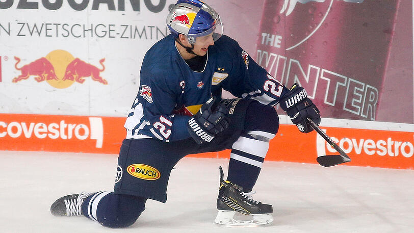"Jetzt kommen wir langsam wieder in Fahrt", sagt Dominik Kahun über die Siegesserie des EHC Red Bull.