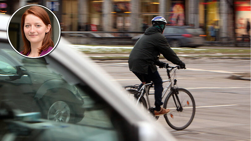Radfahren in der Innenstadt: nicht immer ein Vergnügen.