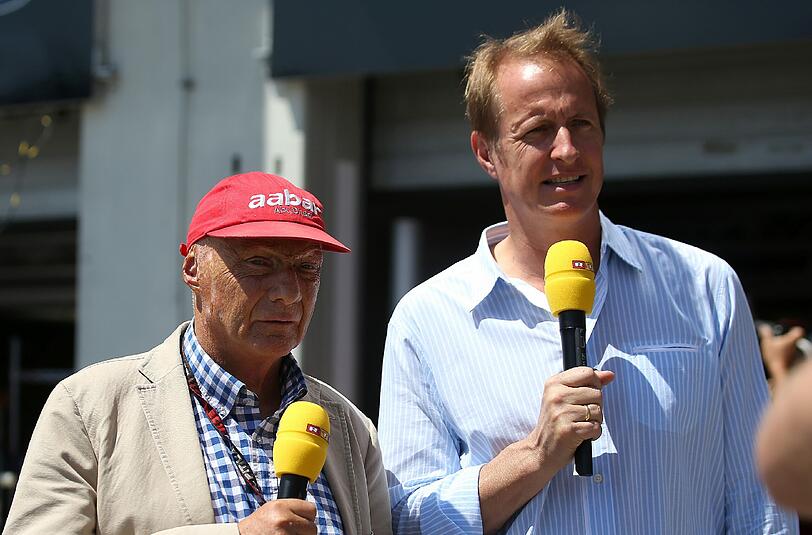 Niki Lauda und Florian König bilden seit Jahren das Moderations-Team der Formel 1 bei RTL.