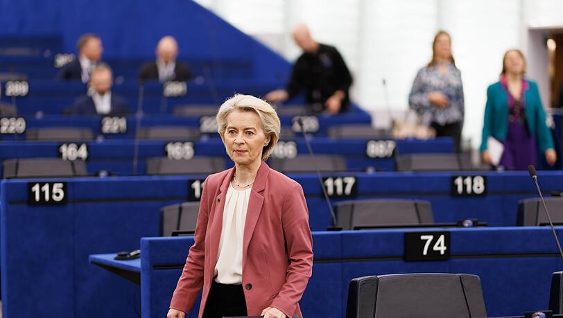 Von der Leyen warnt im Europaparlament vor Importabhängigkeit.