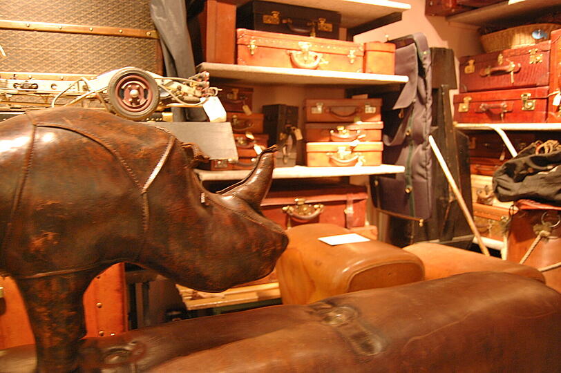Die schönsten Münchner Second-Hand-Geschäfte: Hier: Sams & Son, Frauenhoferstraße 23, www.alte-koffer.de
