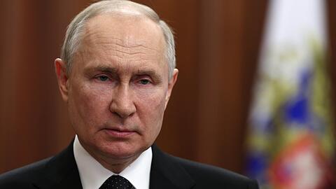 Verliert er die Macht im Land der 6000 Atomsprengköpfe? Russlands Präsident Wladimir Putin.