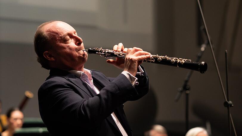 Der Oboist François Leleux im Prinzregententheater. Der Oboist François Leleux im Prinzregententheater.