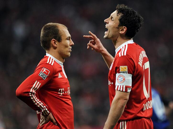 In der Rückrunde wollen sie wieder zusammen auf dem Platz stehen: Arjen Robben (l.) und Mark van Bommel