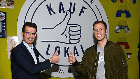 Hirmer-Geschäftsführer Frank Troch und Mitinitiator David Thomas, Abteilungsleiter Hirmer Design.