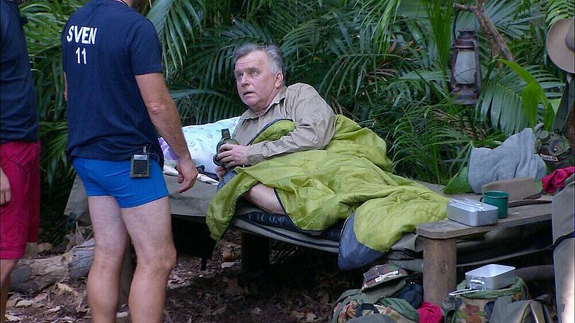 Günter Krause ist es im Dschungelcamp nicht wohl