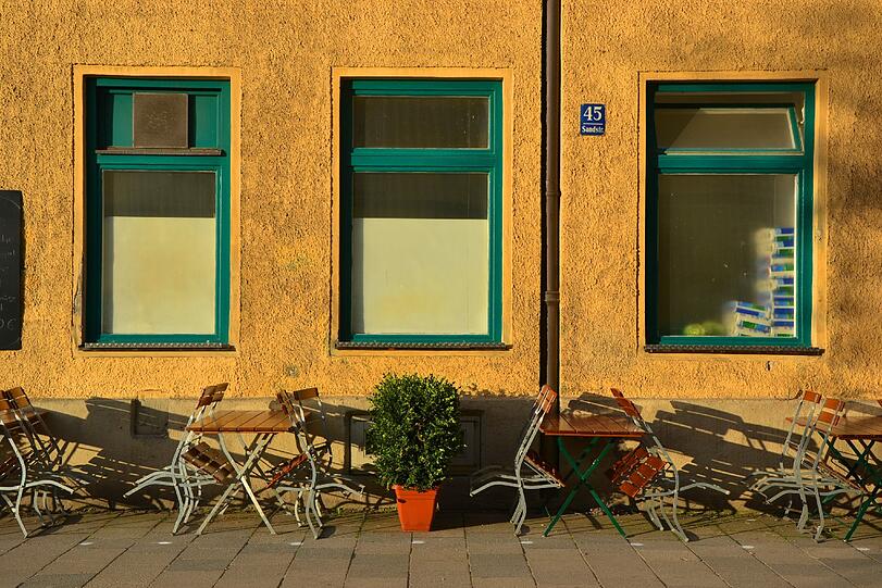 Die Gäste können kommen: ein Lokal in der Kreittmayrstraße.
