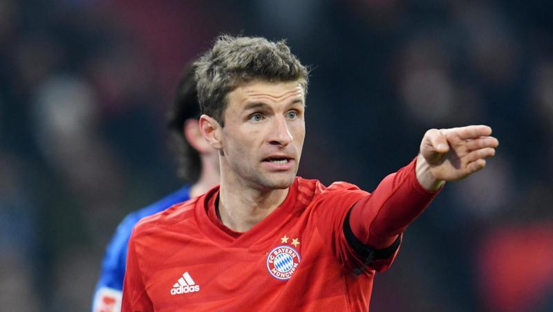 Thomas Müller vom FC Bayern München gestikuliert. Foto: Tobias Hase/dpa/Archivbild Thomas Müller vom FC Bayern München gestikuliert. Foto: Tobias Hase/dpa/Archivbild