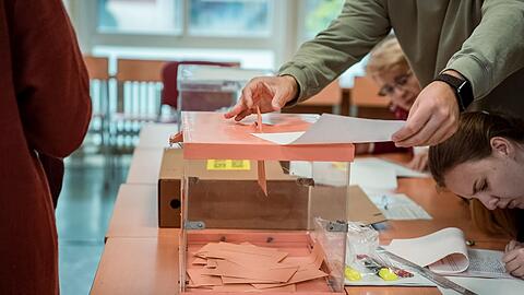 Abstimmung für die Regional- und Kommunalwahlen in Madrid.