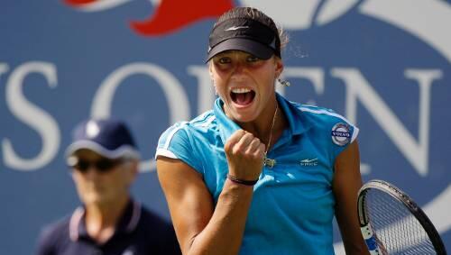 Der Shootingstar der US OPen 2009: Yanina Wickmayer aus Belgien. Der Shootingstar der US OPen 2009: Yanina Wickmayer aus Belgien.