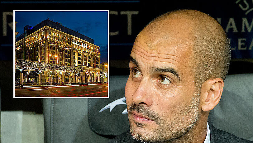 Nächtlicher Schockmoment für Pep Guardiola und seine Mannschaft. Wegen eines Feueralarms musste der FC Bayern aus seinem Hotel in Moskau evakuiert werden. Nächtlicher Schockmoment für Pep Guardiola und seine Mannschaft. Wegen eines Feueralarms musste der FC Bayern aus seinem Hotel in Moskau evakuiert werden.