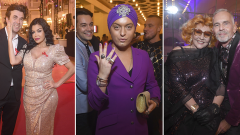 Kader Loth, Julian F. M. Stöckel, Romy Haag und viele andere Prominente feierten auf der "Künstler gegen Aids"-Gala in Berlin.
