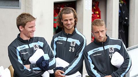 Das Trainingslager im letzten Jahr: Marin Tomasov, Yannick Stark und Daniel Adlung (v.l.) in Bad Häring.