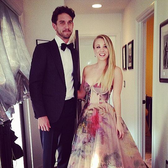 Kaley Cuoco mit ihrem frisch angetrauten Ehemann Ryan Sweeting