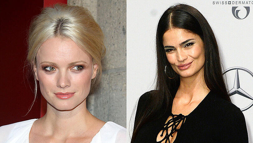 Franziska Knuppe und Shermine Sharivar bekommen einen kleinen Auftritt in Wolfgang Petersens Film "Vier gegen die Bank". Franziska Knuppe und Shermine Sharivar bekommen einen kleinen Auftritt in Wolfgang Petersens Film "Vier gegen die Bank".