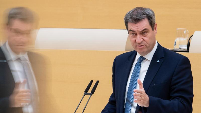 Markus Söder (CSU) spricht im bayerischen Landtag während einer Plenarsitzung. Foto: Sven Hoppe/dpa/Archivbild Markus Söder (CSU) spricht im bayerischen Landtag während einer Plenarsitzung. Foto: Sven Hoppe/dpa/Archivbild