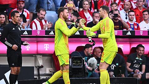 Nicht der Topkandidat f&uuml;r die Neuer-Nachfolge: Peretz (l). (Archivbild)
