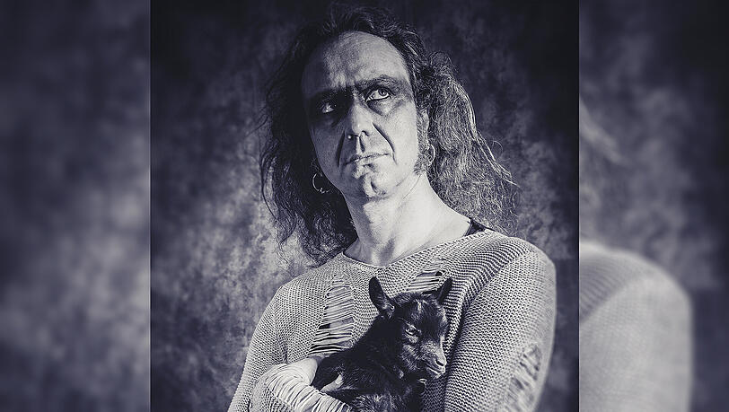 Fernando Ribeiro, Sänger der portugiesischen Avantgarde-Metaller Moonspell. Fernando Ribeiro, Sänger der portugiesischen Avantgarde-Metaller Moonspell.