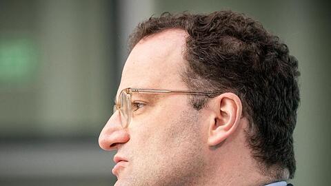 Jens Spahn bei einer Pressekonferenz zu aktuellen Fragen zur Corona-Pandemie.