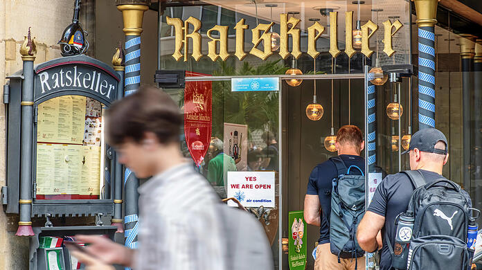 Der Ratskeller mitten am Marienplatz ist nicht nur von Touristen gut besucht. Das Lokal blickt auf eine jahrzehntelange Geschichte zurück.
