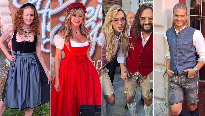 Die Promis machen sich bereit für Heidi Klums Mega-Event im Münchner Hofbräuhaus. Die Promis machen sich bereit für Heidi Klums Mega-Event im Münchner Hofbräuhaus.