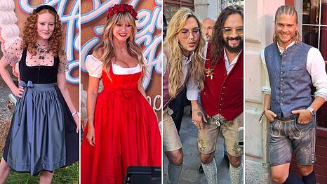 Die Promis machen sich bereit für Heidi Klums Mega-Event im Münchner Hofbräuhaus.