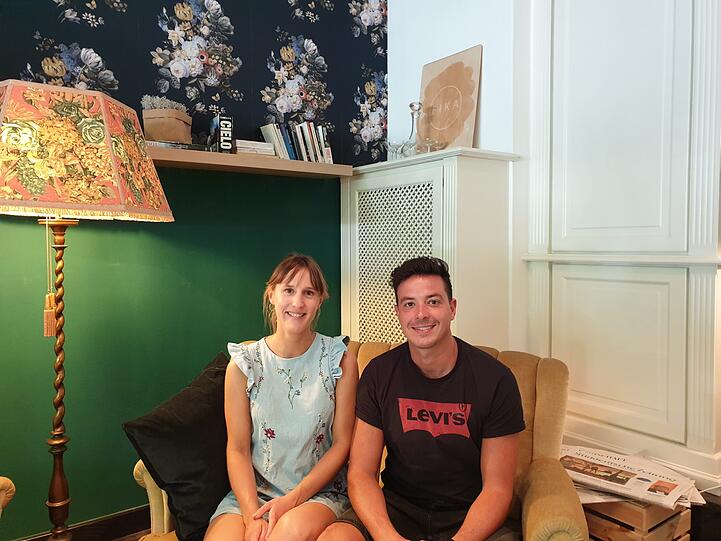 Claudia Lenhart und Giuliano Capo.