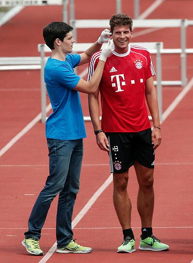 FC Bayern: Olympiapark: Die Bayern beim Laktattest - die Bilder! - FC Bayern - Abendzeitung München