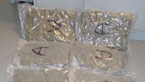 Die beiden Männer transportierten über 20 Kilo Marihuana im Kofferraum. Die beiden Männer transportierten über 20 Kilo Marihuana im Kofferraum.