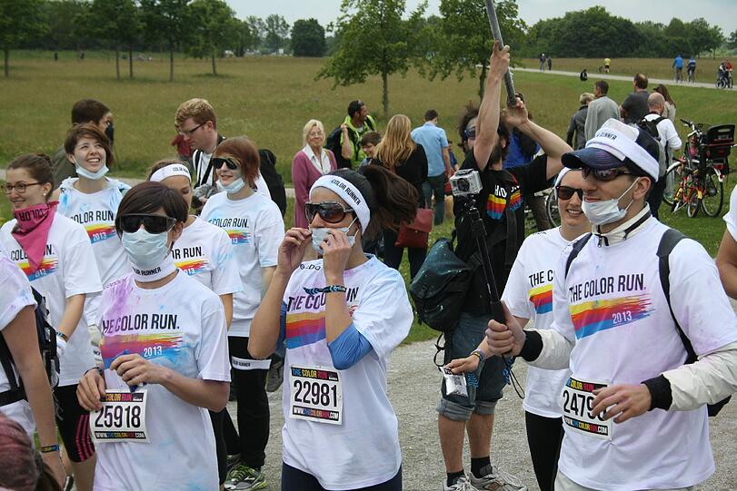 Bunter geht's nicht: Der Color Run in Riem. Die Bilder.