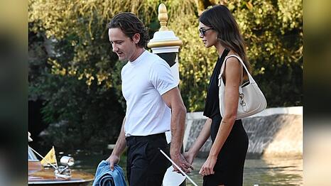 Kaia Gerber und Lewis Pullman im vergangenen Jahr in Venedig.