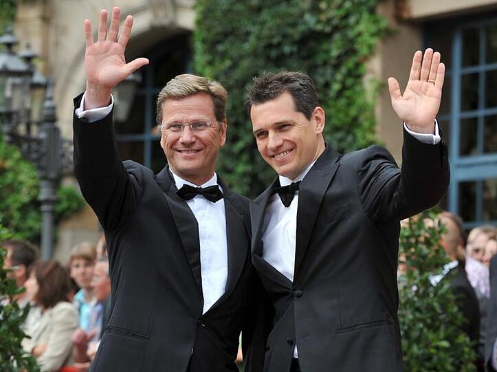 Guido Westerwelle und sein Ehemann Michael Mronz