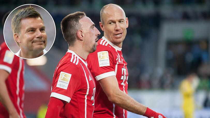 "Sie können immer noch ein Spiel entscheiden", sagt Helmer über Ribéry (l.) und Robben.