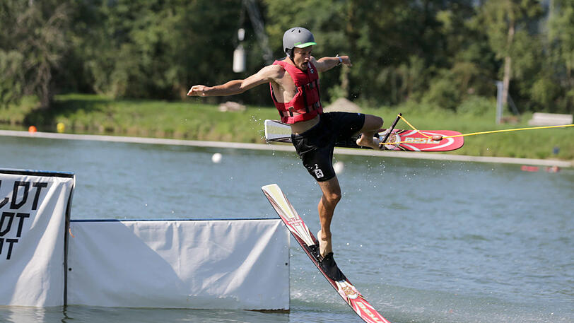 Eric Weeger wagt den Sprung.