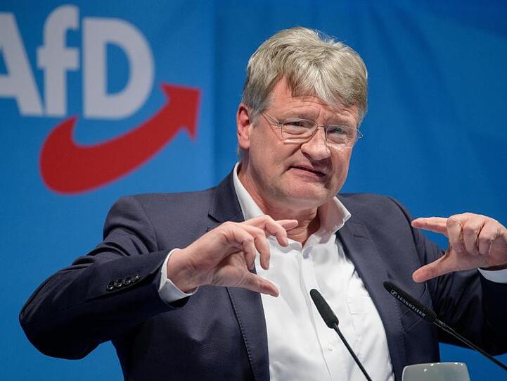 Aschermittwoch: AfD-Chef Meuthen kritisiert Weber. Foto: Matthias Balk