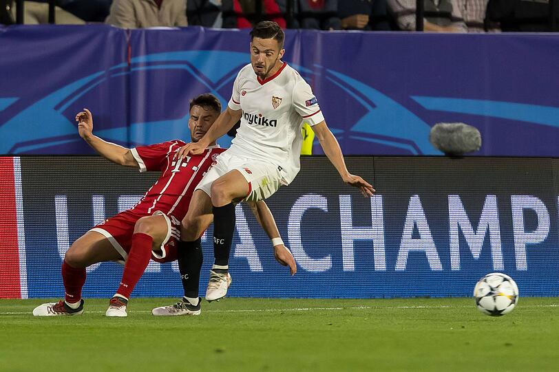 Juan Bernat erwischte 2018 beim Champions-League-Spiel in Sevilla einen Tag zum Vergessen.