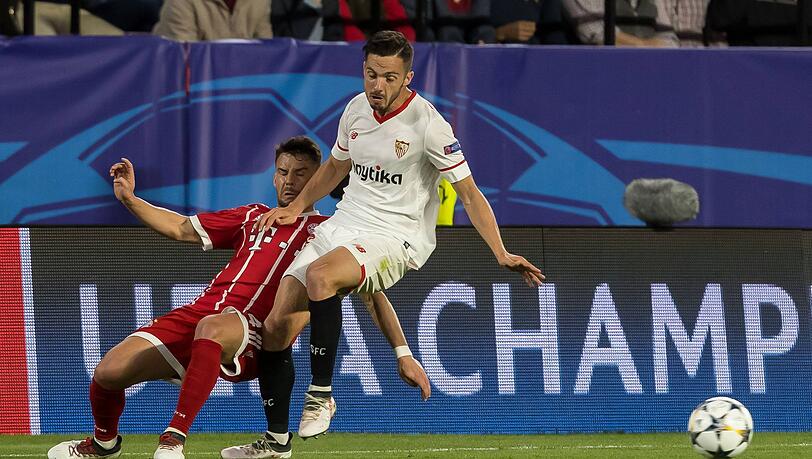 Juan Bernat erwischte 2018 beim Champions-League-Spiel in Sevilla einen Tag zum Vergessen. Juan Bernat erwischte 2018 beim Champions-League-Spiel in Sevilla einen Tag zum Vergessen.