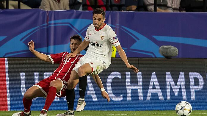 Juan Bernat erwischte 2018 beim Champions-League-Spiel in Sevilla einen Tag zum Vergessen.