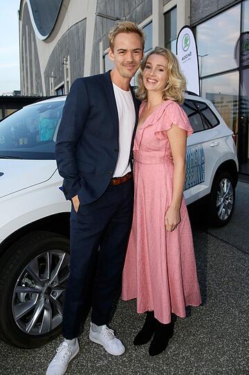 Anton Zetterholm mit Freundin Harriet Jones