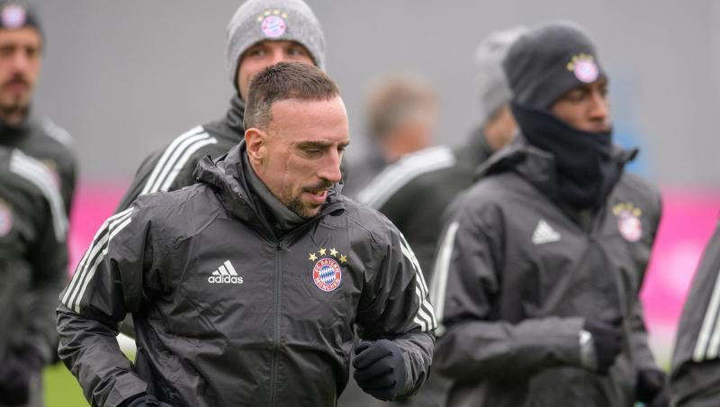 Franck Ribéry beim Lauftraining. Foto: Matthias Balk/Archiv Franck Ribéry beim Lauftraining. Foto: Matthias Balk/Archiv