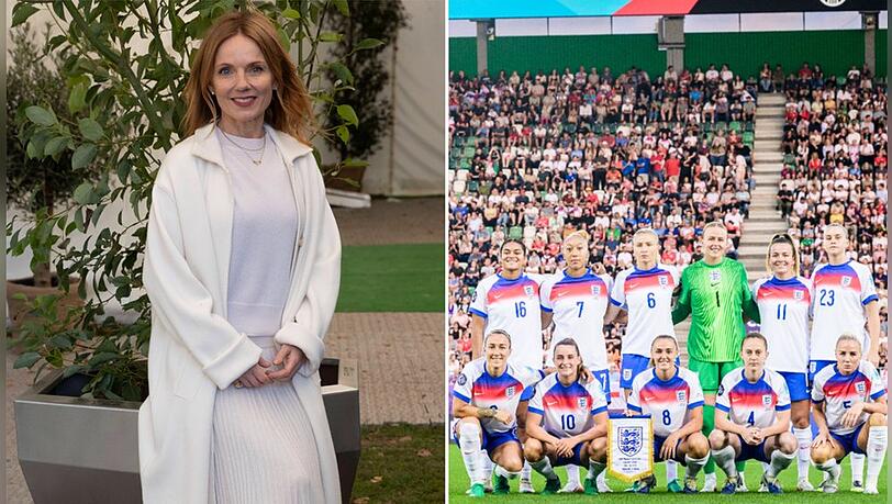 Geri Halliwell und die englischen Nationalspielerinnen teilen die Liebe zu Oasis.