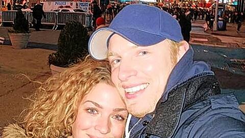 Joey Vollmer mit seiner Freundin Sabrina in New York. Dort machte er ihr einen Heiratsantrag.