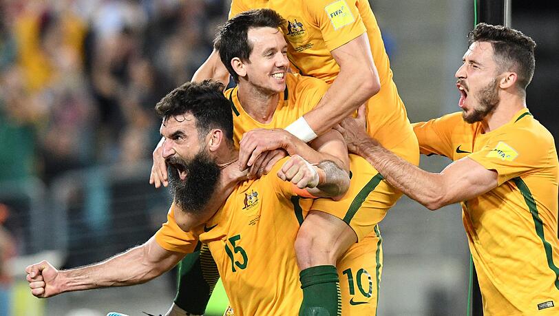 Australien schnappt sich das WM-Ticket gegen Honduras. Australien schnappt sich das WM-Ticket gegen Honduras.