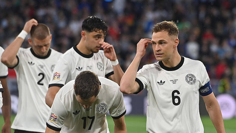 Ein Jahr vor der WM sind nur zwei DFB-Stars in guter Form - Kapitän Joshua Kimmich (r.) ist einer von ihnen.