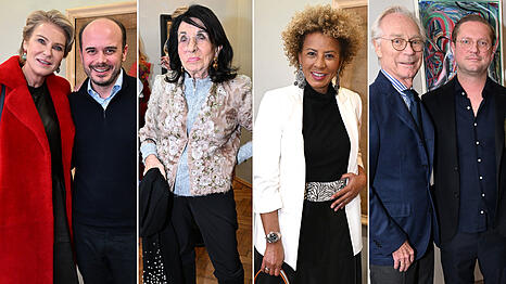 Diese bekannten Gesichter zeigten sich bei der Vernissage in Kitzb&uuml;hel...