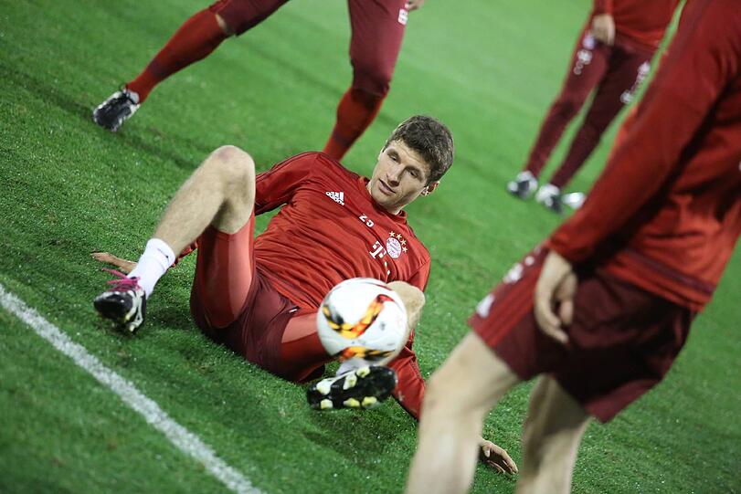 Die Bayern in der Wüste: Sehen Sie hier die besten Bilder des Trainingslagers in Doha.