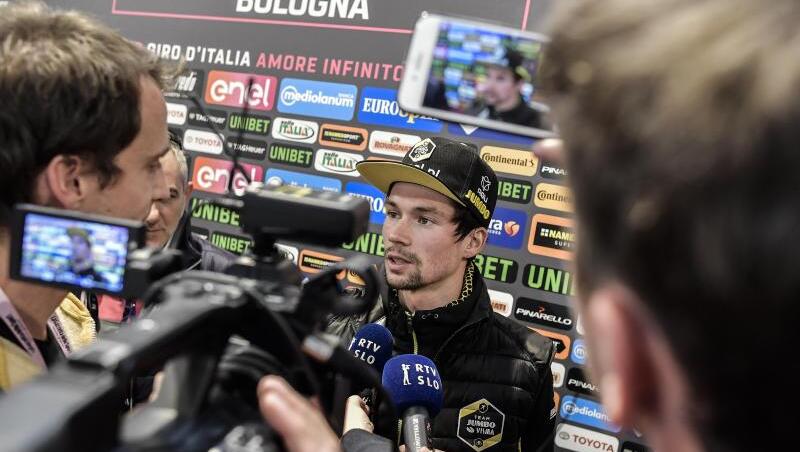 Siegesanwärter auf den Giro-Gesamtsieg 2019: Primoz Roglic. Siegesanwärter auf den Giro-Gesamtsieg 2019: Primoz Roglic.